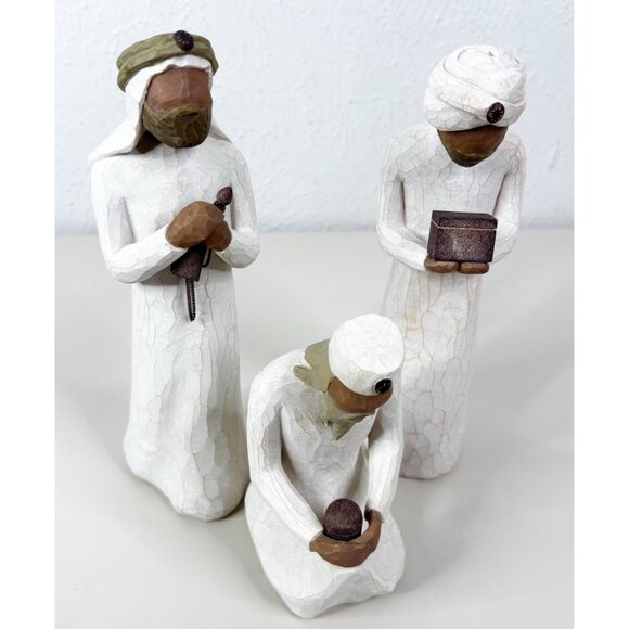 2000 Willow Tree Nativity Three Wise Men Figurines Demdaco Susan Lordi EUC